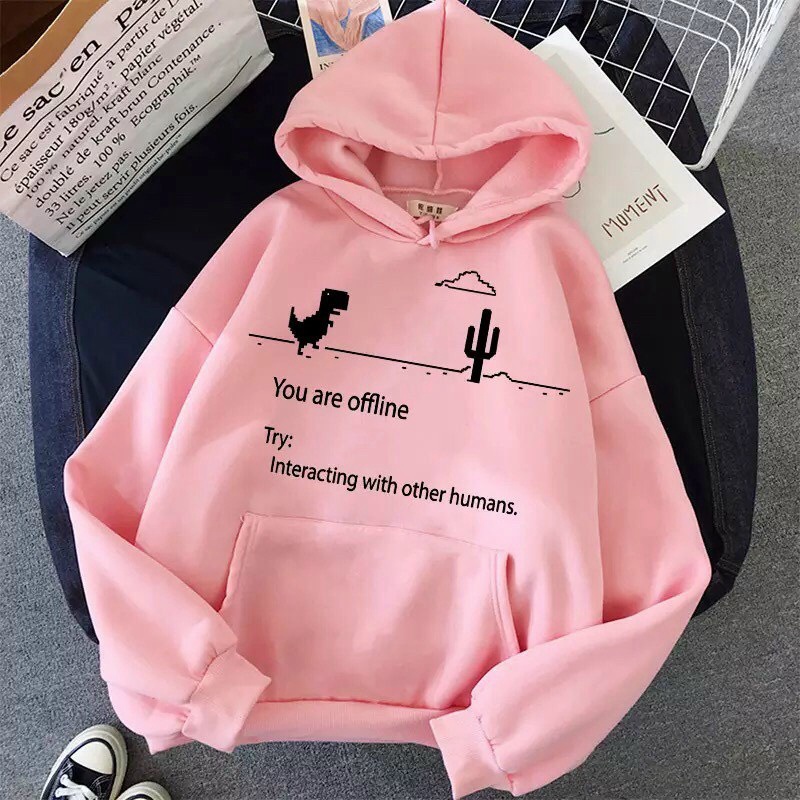 ÁO HOODIE UNISEX IN HÌNH DỄ THƯƠNG
