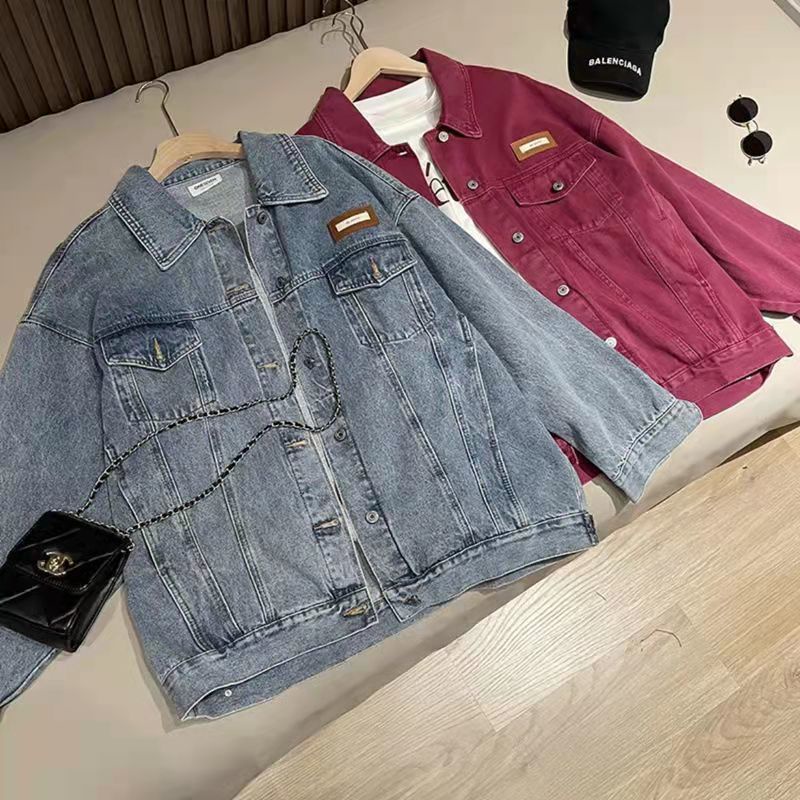 Jiashucheng Áo Khoác Tay Dài Dáng Rộng Phong Cách Phương Tây Thời Trang Mùa Xuân Dễ Phối Đồ Cho Nữ