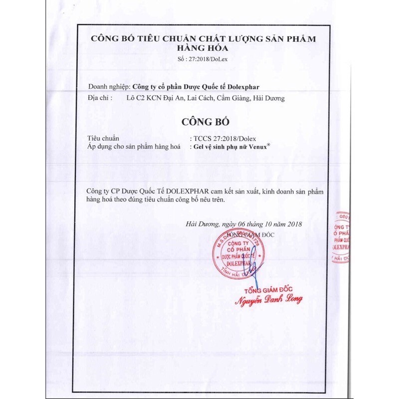 Gel  phụ nữ Venux tinh chất vàng