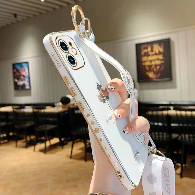 Ốp Điện Thoại Sang Trọng Có Dây Đeo Cho iPhone 11Promax11 Pro 11 XSMAX XR XS X 7 8 Plus SE2020