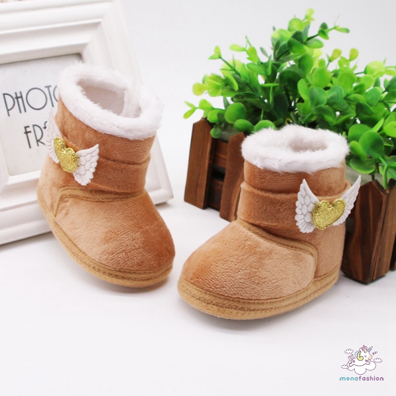 Giày Bốt Cotton Cổ Cao Chống Trượt Dễ Thương Cho Bé