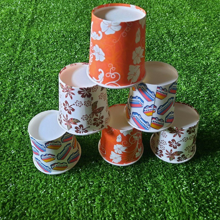 Ly Giấy In Hoa 6oz 20 Cái – Paper Cup