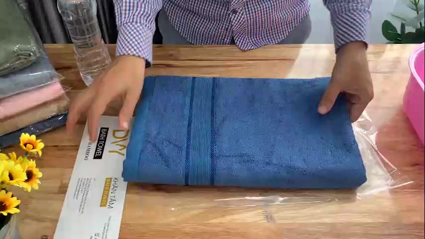 Khăn Tắm Sợi Tre DVY Bamboo 70X140cm 500gr, Dày Dặn, Mềm Mại, Thấm Hút Nhanh, Không Phai Màu | BigBuy360 - bigbuy360.vn