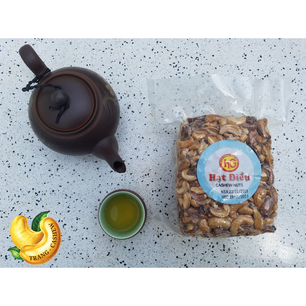 [GIÁ SỈ] 500gr hạt điều rang muối vỏ lụa loại vỡ - ÉP CHÂN KHÔNG (EP500) | BigBuy360 - bigbuy360.vn