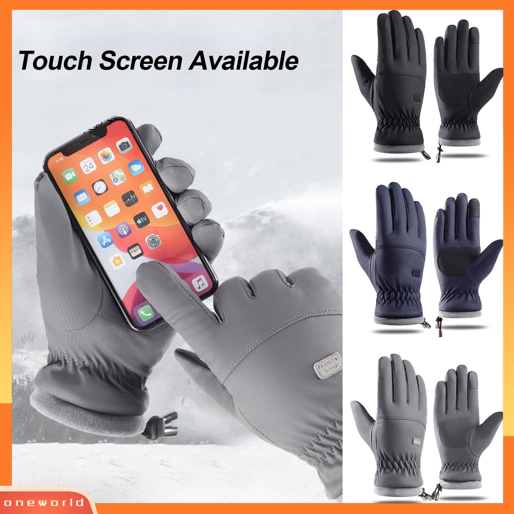 |Bộ Đồ Bơi Một Mảnh Dành Cho Nữ| 1 Đôi Găng Tay Thể Thao Trượt Tuyết Vải Lông Cừu San Hô Dày Dặn Co Giãn Chống Lạnh Chống Trượt Có Thể Chạm Màn Hình Cảm Ứng