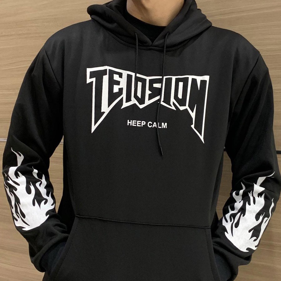Áo hoodie nam nữ màu đen vải đẹp TL749 Shop Thành Long