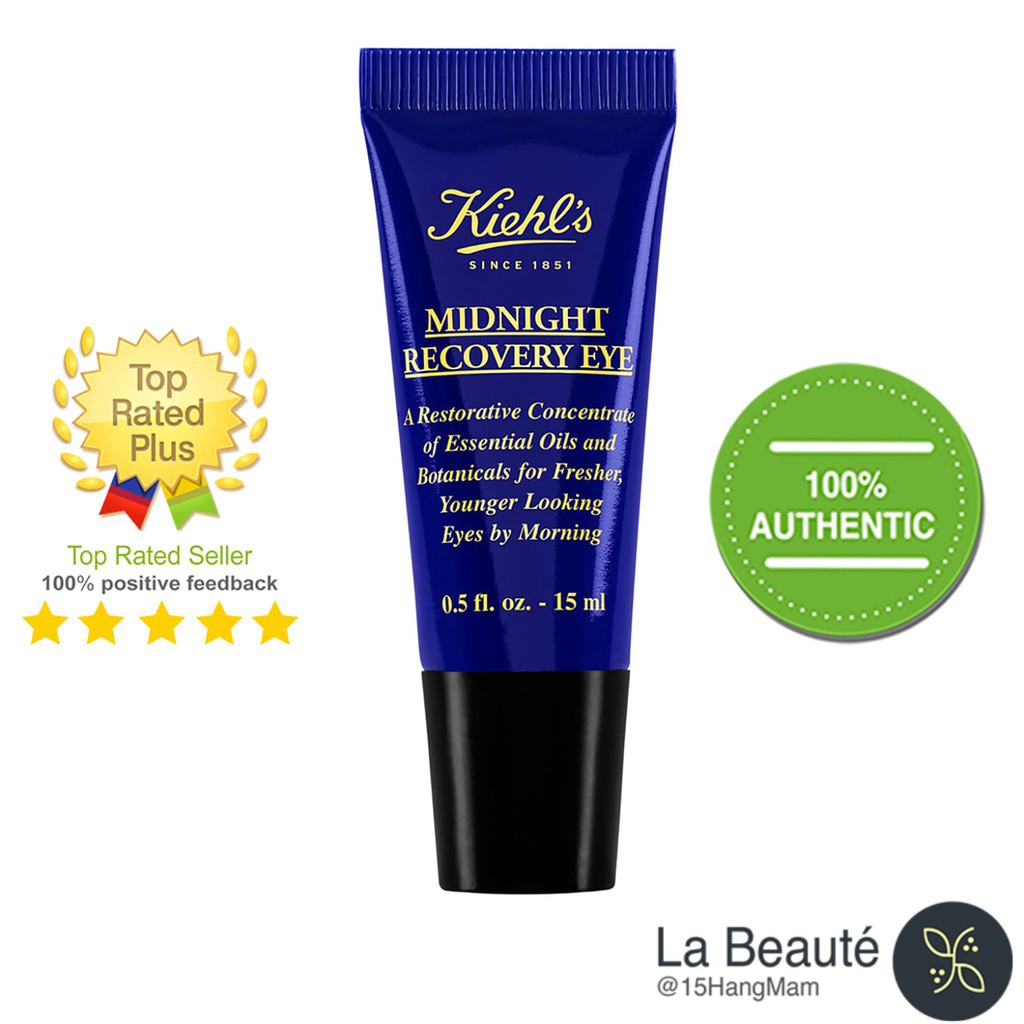Kiehl's Midnight Recovery Eye - Kem Dưỡng Mắt 15ml ( date 6/2021)