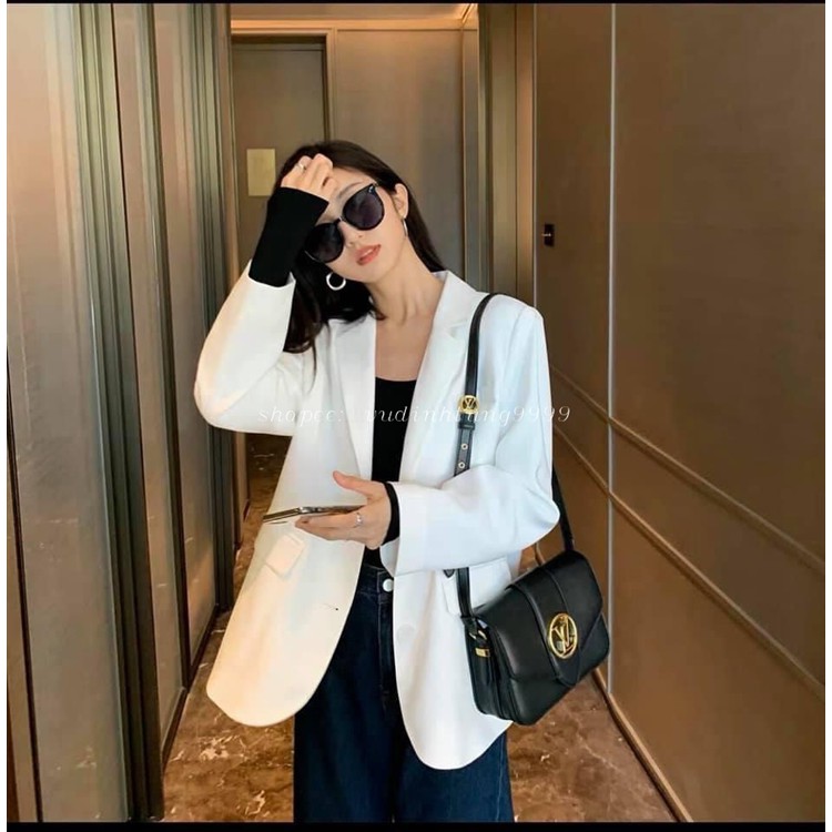 Áo Khoác Vest Blazer Nữ 2 Lớp Lót Lụa [Loại Cao Cấp Xuất Khẩu] - Áo khoác Blazer Phong cách Hàn Quốc cho Nữ | BigBuy360 - bigbuy360.vn