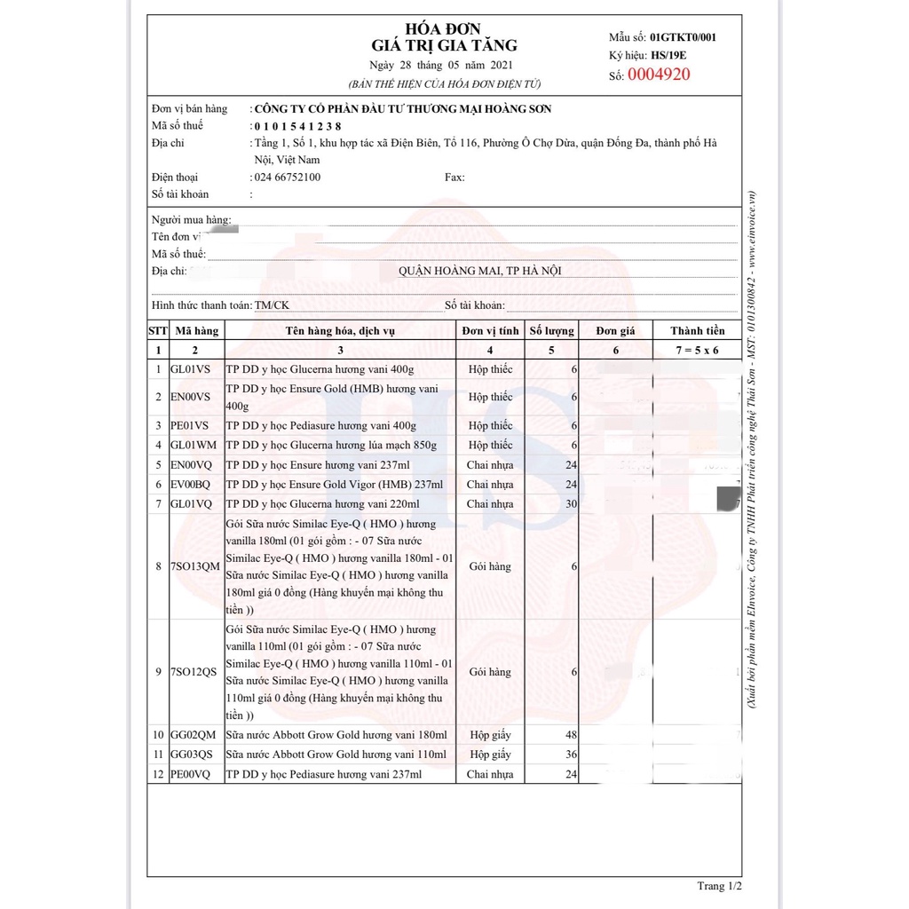 Thùng 30 Chai Sữa nước Glucerna 220ml