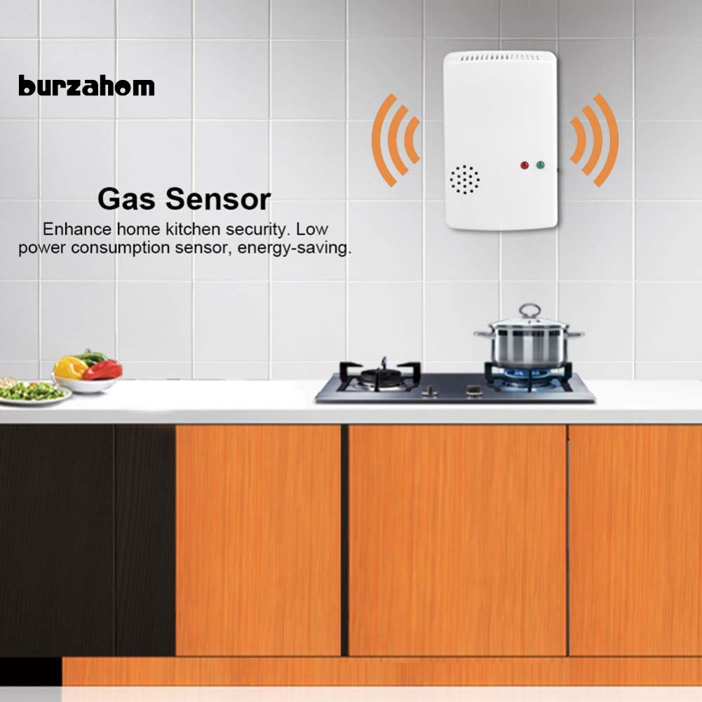 Thiết bị cảm biến rò rỉ khí gas có báo động gắn tường