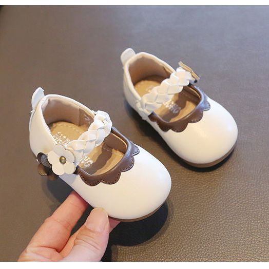 Giày Búp Bê Da Đế Mềm Thời Trang Xinh Xắn Dành Cho Bé Gái