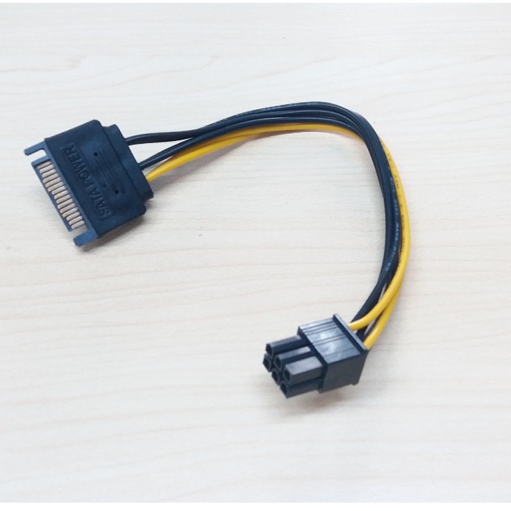 Dây nguồn phụ 6pin cho vga