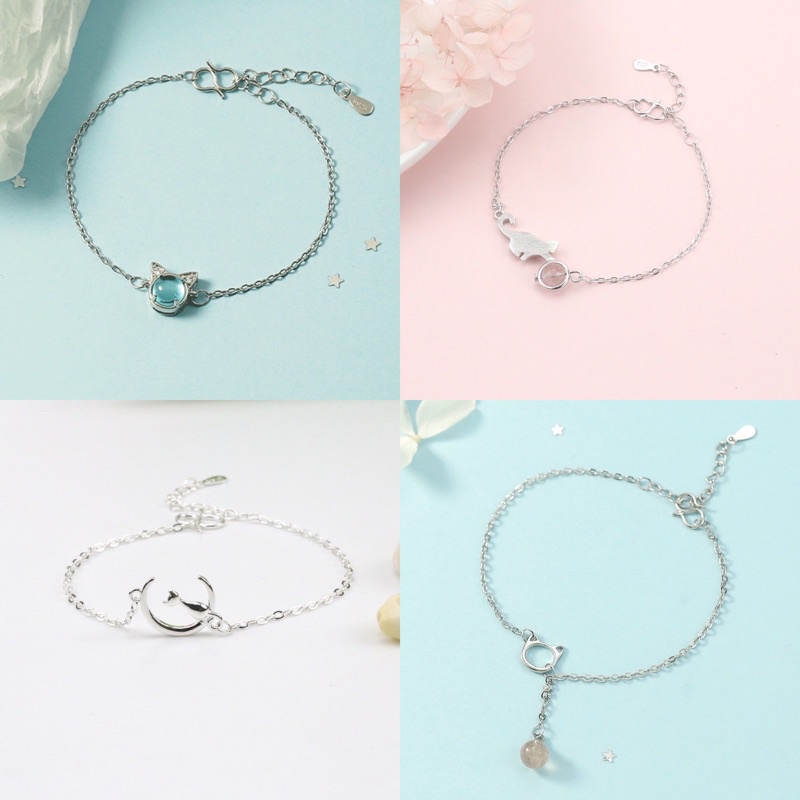 Vòng tay bạc 925, phụ kiện lắc bạc, vòng lắc tay trang sức bạc