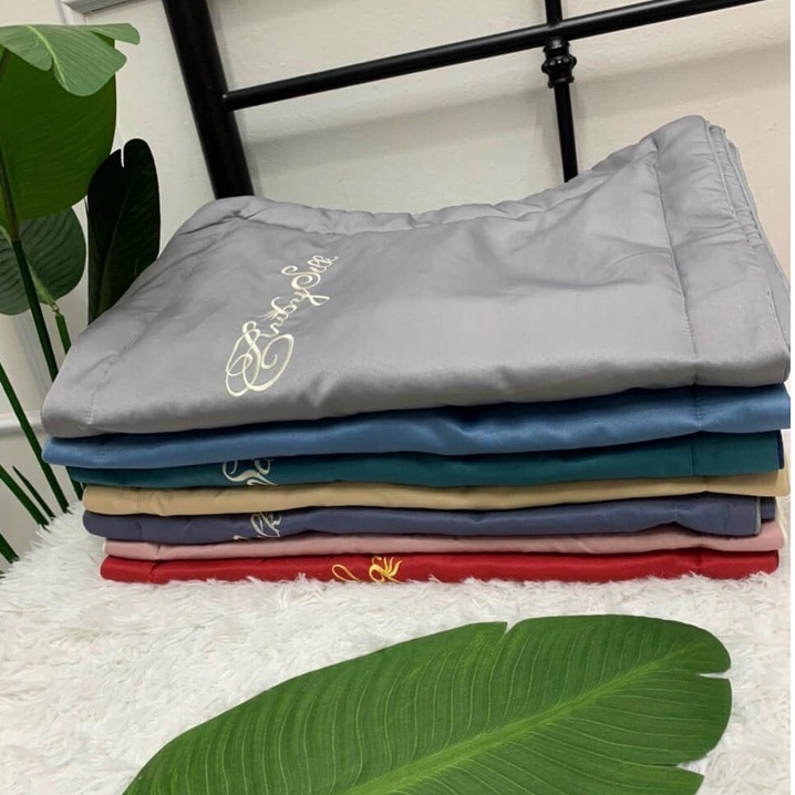 VỎ GỐI CHẤT LIỆU LỤA SATIN MÀU SẮC SANG CHẢNH (2 chiếc)