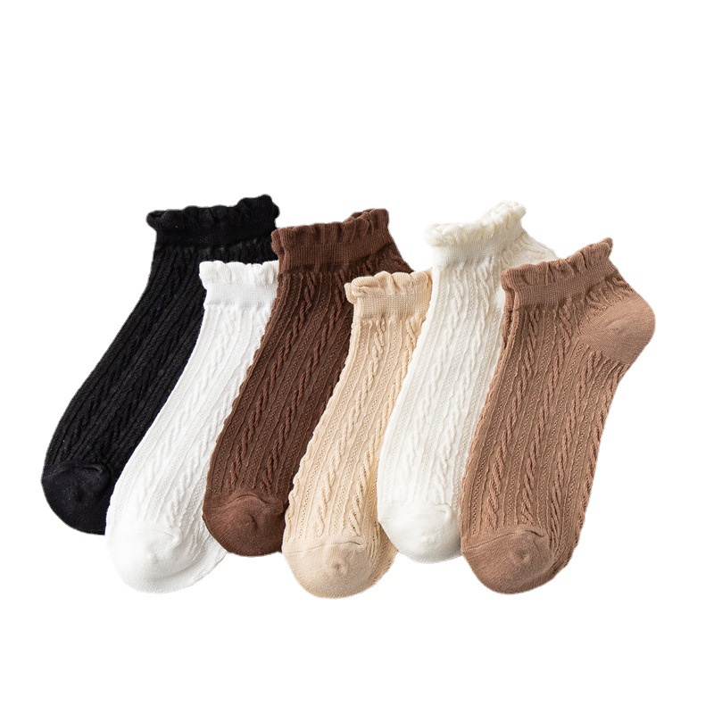 Vớ Thuyền Chống Trượt Màu Sắc Thời Trang Cho Nữ