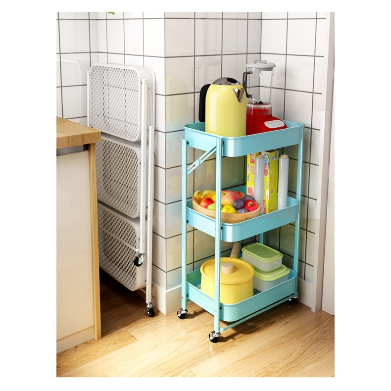 Kệ đa năng 3 tầng gấp gọn - Kệ bỉm sữa 3 tầng đa năng gấp gọn thông minh tiện lợi