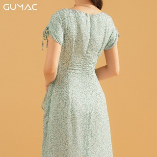 Đầm hoa tay rút DA762 GUMAC