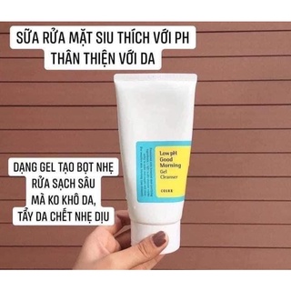 SỮA RỬA MẶT 𝐂𝐎𝐒𝐑𝐗 𝐋𝐎𝗪 𝐏𝐇 𝐆𝐎𝐎𝐃 𝐌𝐎𝐑𝐍𝐈𝐍𝐆 𝐆𝐄𝐋 𝐂𝐋𝐄𝐀𝐍𝐒𝐄𝐑