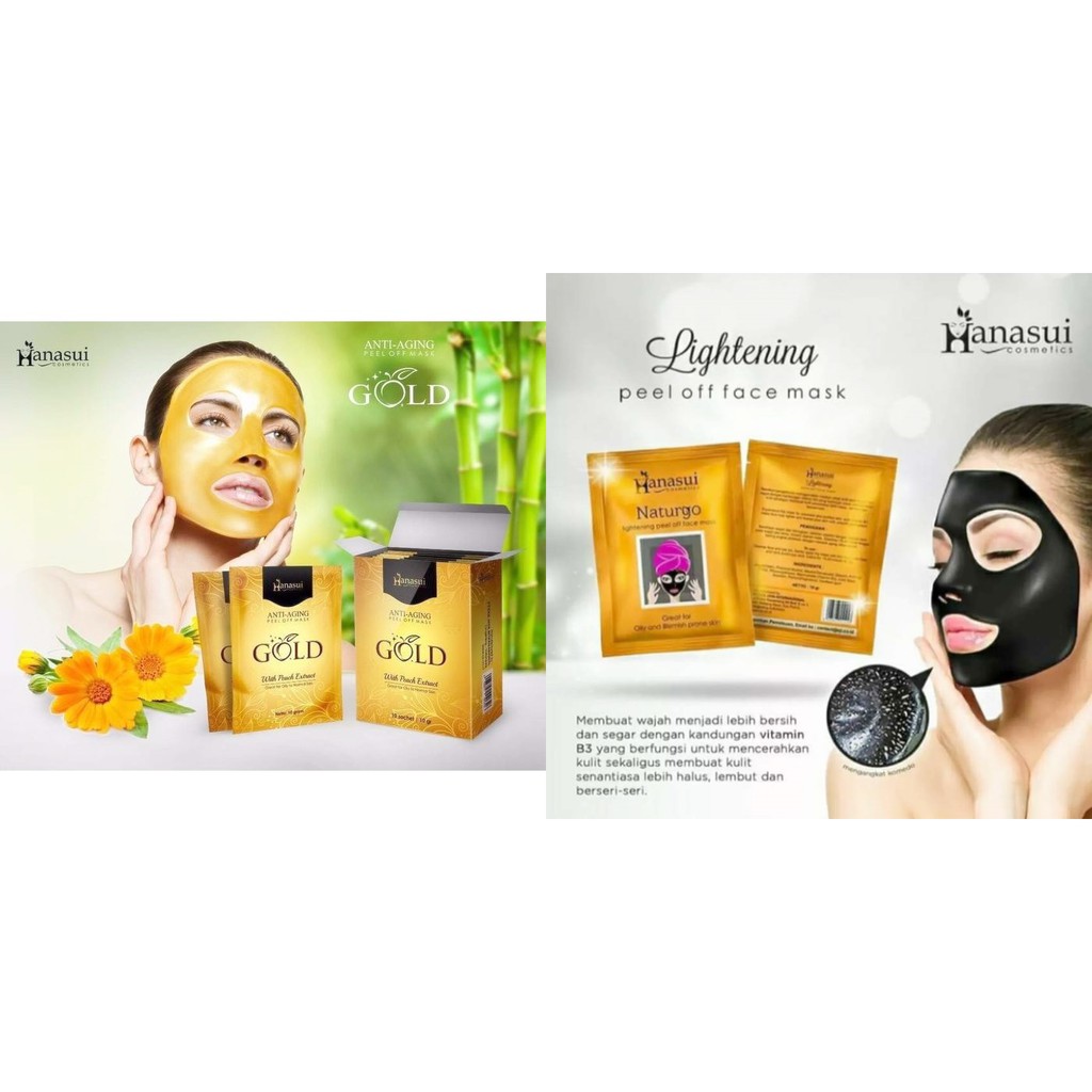 (hàng Mới Về) Set 10 Mặt Nạ Dưỡng Da Hanasui Naturgo