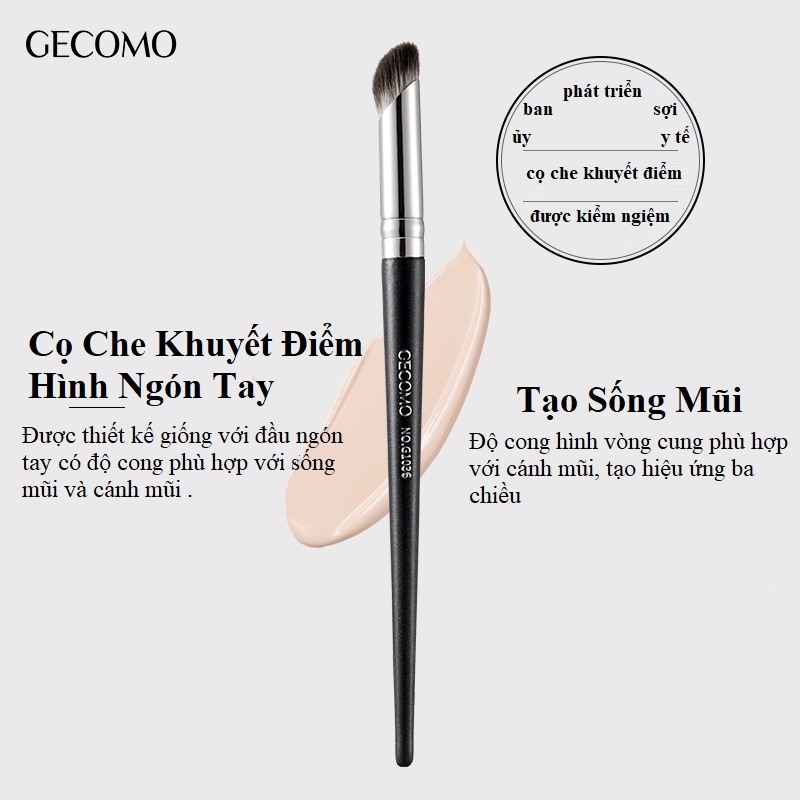 CỌ CHE KHUYẾT ĐIỂM GECOMO THIẾT KẾ SANG TRỌNG ĐẦU LÔNG CHỔI MỀM MỊN GIÚP BẠN CÓ LỚP NỀN HOÀN HẢO