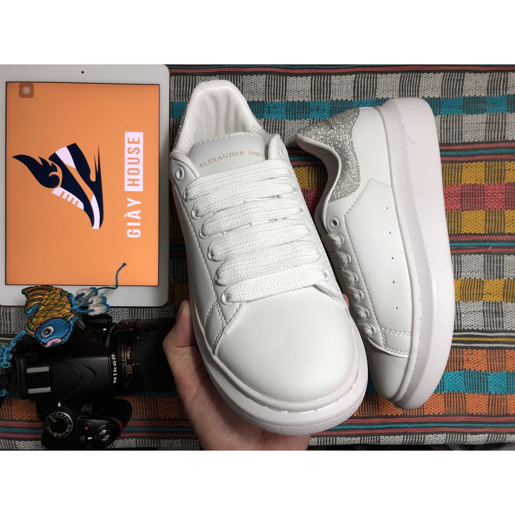 Giày MC QUEEN Nữ Xám Siêu Lấp Lánh