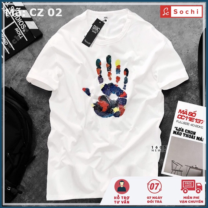 Áo thể thao nam nữ, áo thun cotton nam chất xin phong cách thời trang CZ02