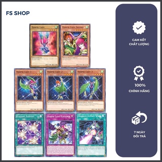 Set combo 8 lá cho Harpie Lady (Common) - Thẻ bài Yugioh chính hãng