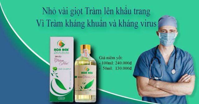 TInh dầu thiên nhiên - Tinh dầu tràm Huế - Hoa Nén (Hue Cajeput)