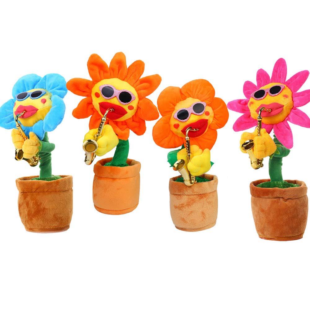 ANEMONE Set 80 Búp Bê Nhồi Bông Mềm Mại Hình Hoa Hướng Dương