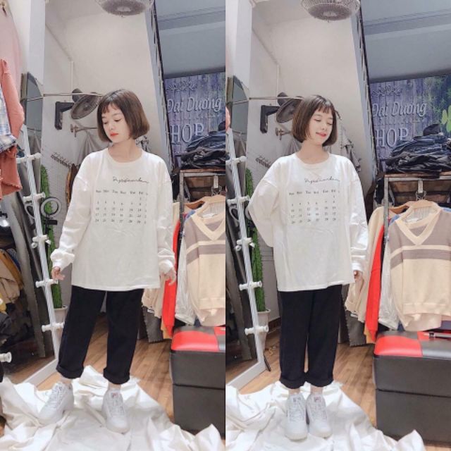 Sản phẩm gia đình làm: Áo dài tay nữ số