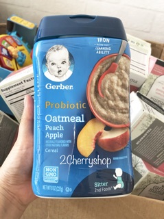 🎁BỘT ĂN DĂM GERBER Organic 227g hạn 10/21