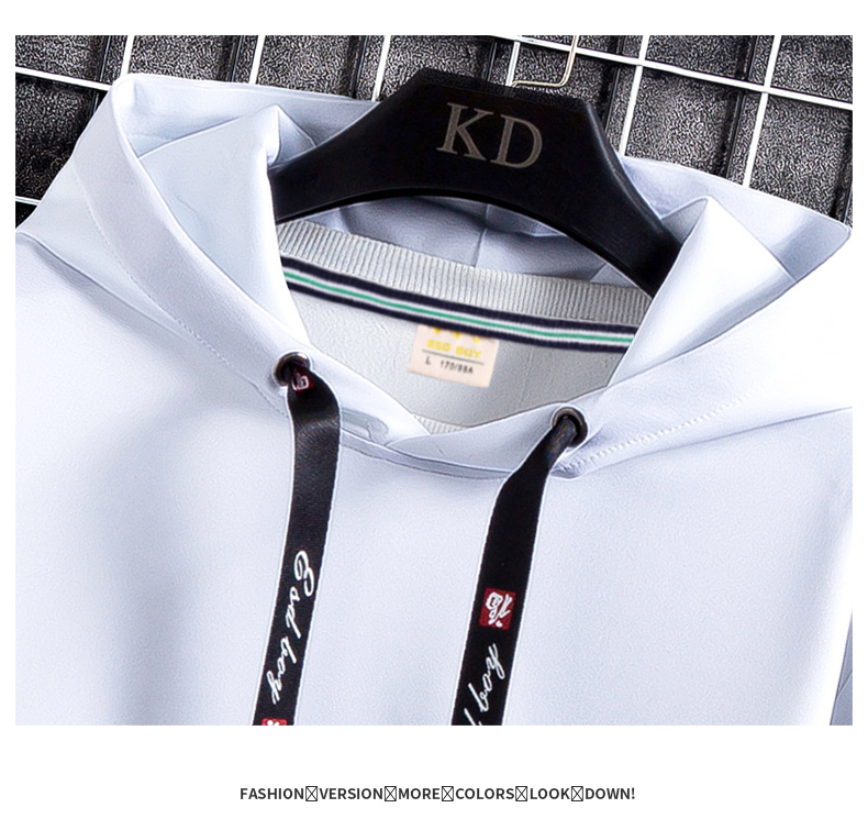 Áo hoodie kiểu dáng đơn trẻ trung sành điệu cho nam