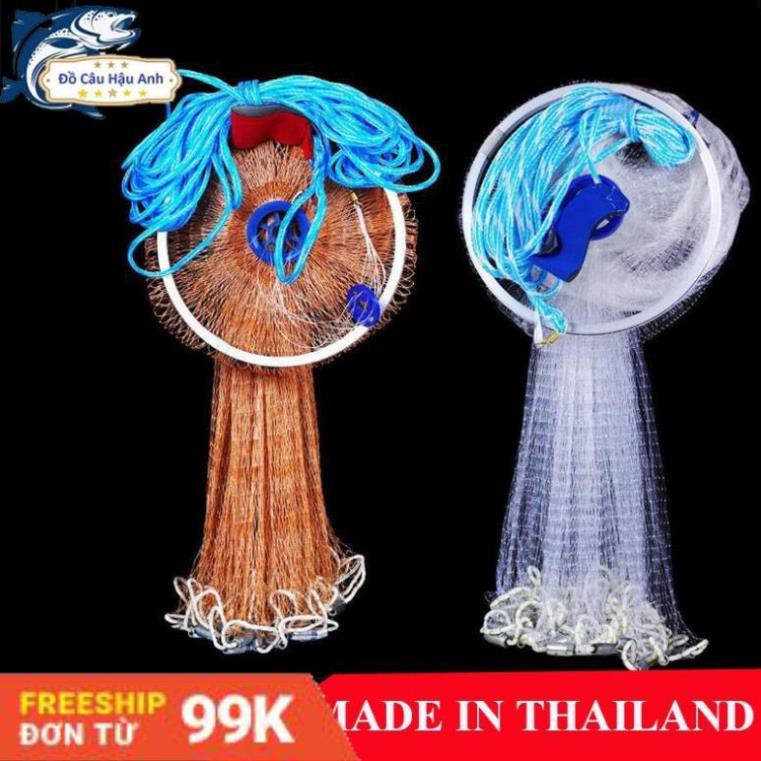 Chài đánh bắt cá Thái Lan sợi dù, sợi cước cao cấp