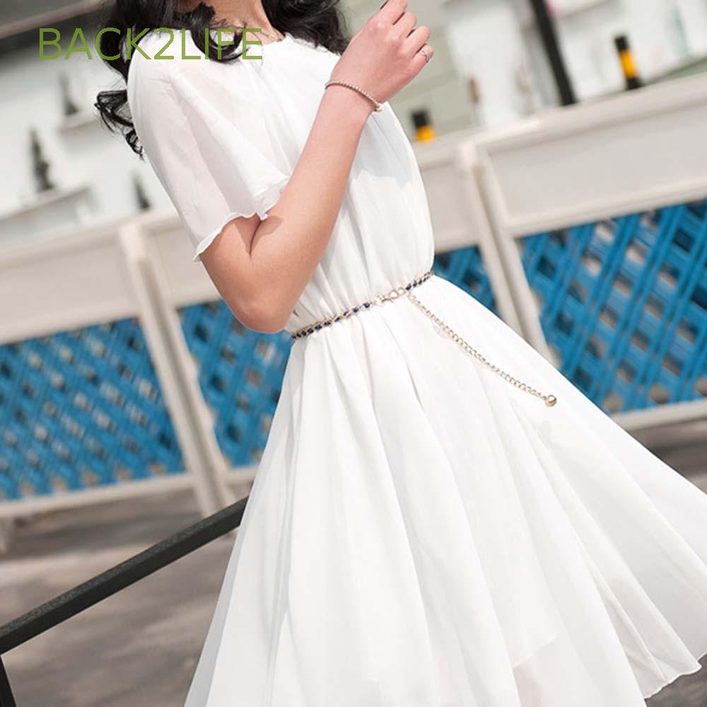 Thắt lưng dây đính hạt cho nữ