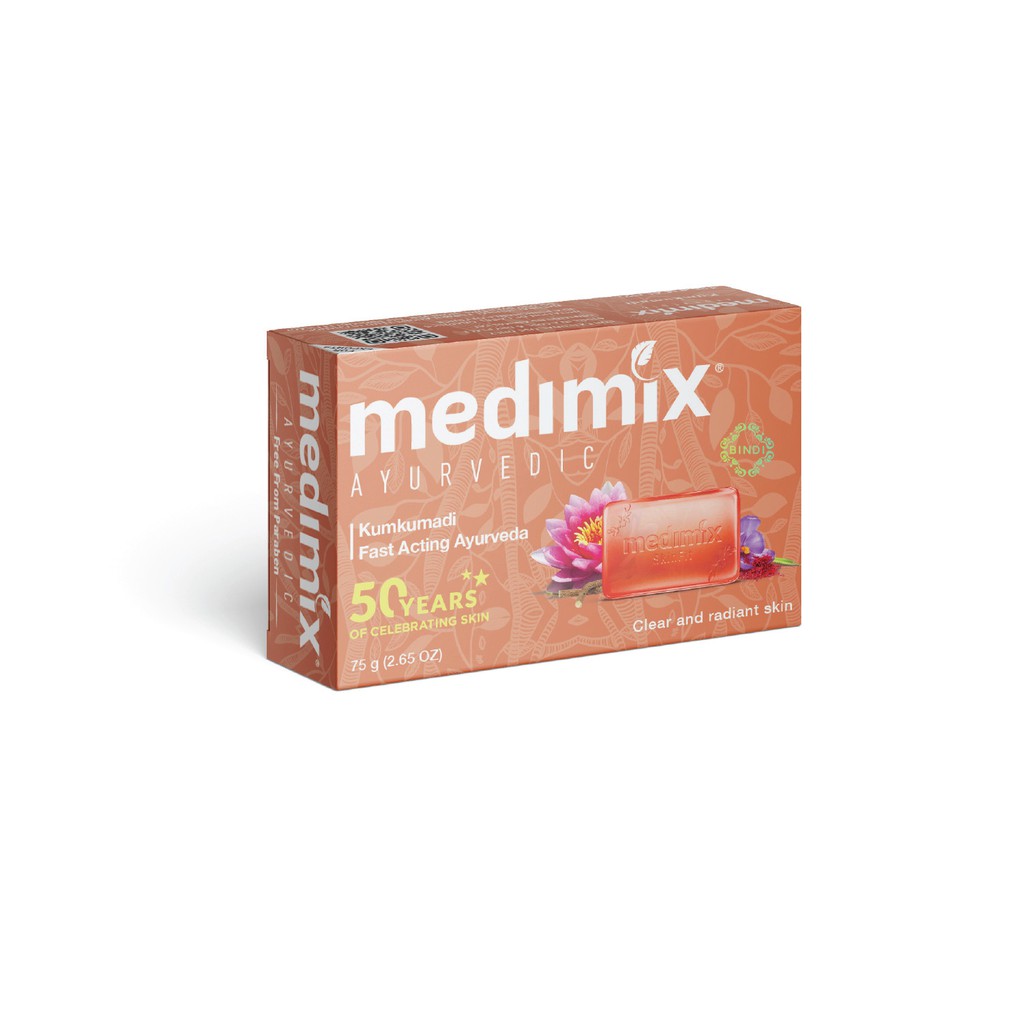 Set 5 tặng 1 Xà phòng Medimix Kumkumadi Nghệ Tây 75g/bánh