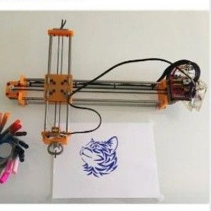 Bộ khung nhựa máy vẽ axidraw đặc 30%