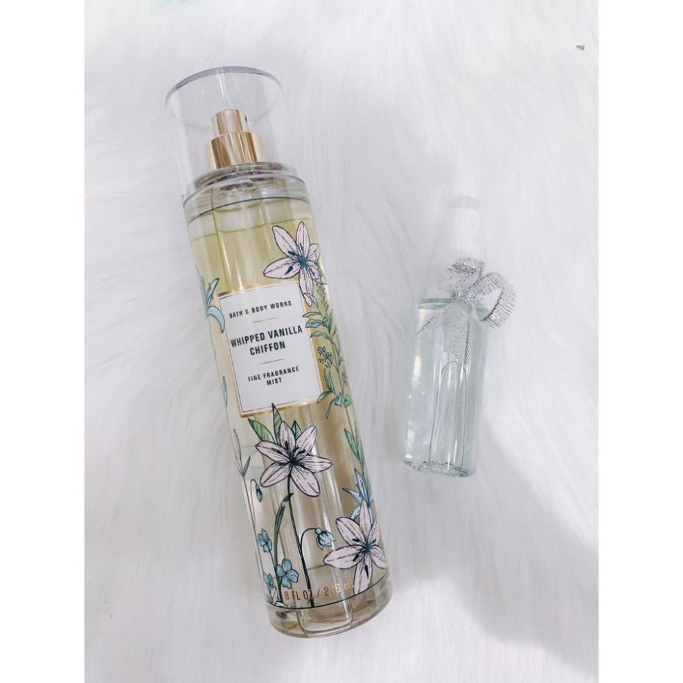 (33ML)XỊT THƠM WHIPPED VANILLA BATH AND BODYWORKS