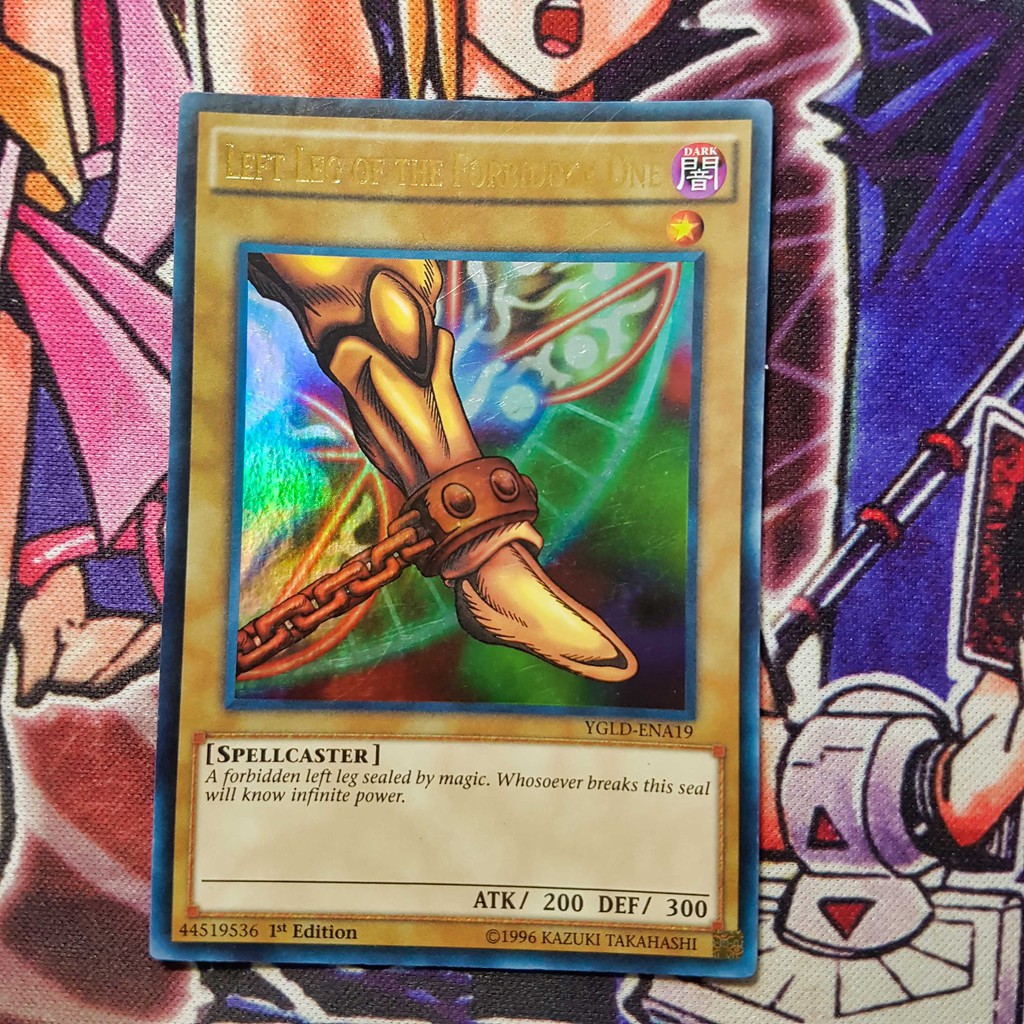 Bộ thẻ bài Yugioh: Thần sức mạnh Exodia  | YGLD Ultra rare.