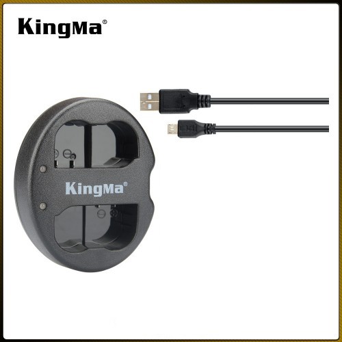 Bộ 1 pin 1 sạc Kingma cho Canon LP-E12 + Hộp đựng Pin, Thẻ nhớ