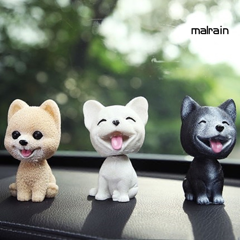 Chú Chó Con Lắc Đầu Đáng Yêu Dùng Để Trang Trí Nội Thất Xe Hơi