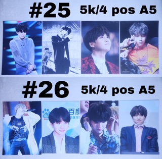 (Có sẵn) Sale poster A5 Suga BTS 2
