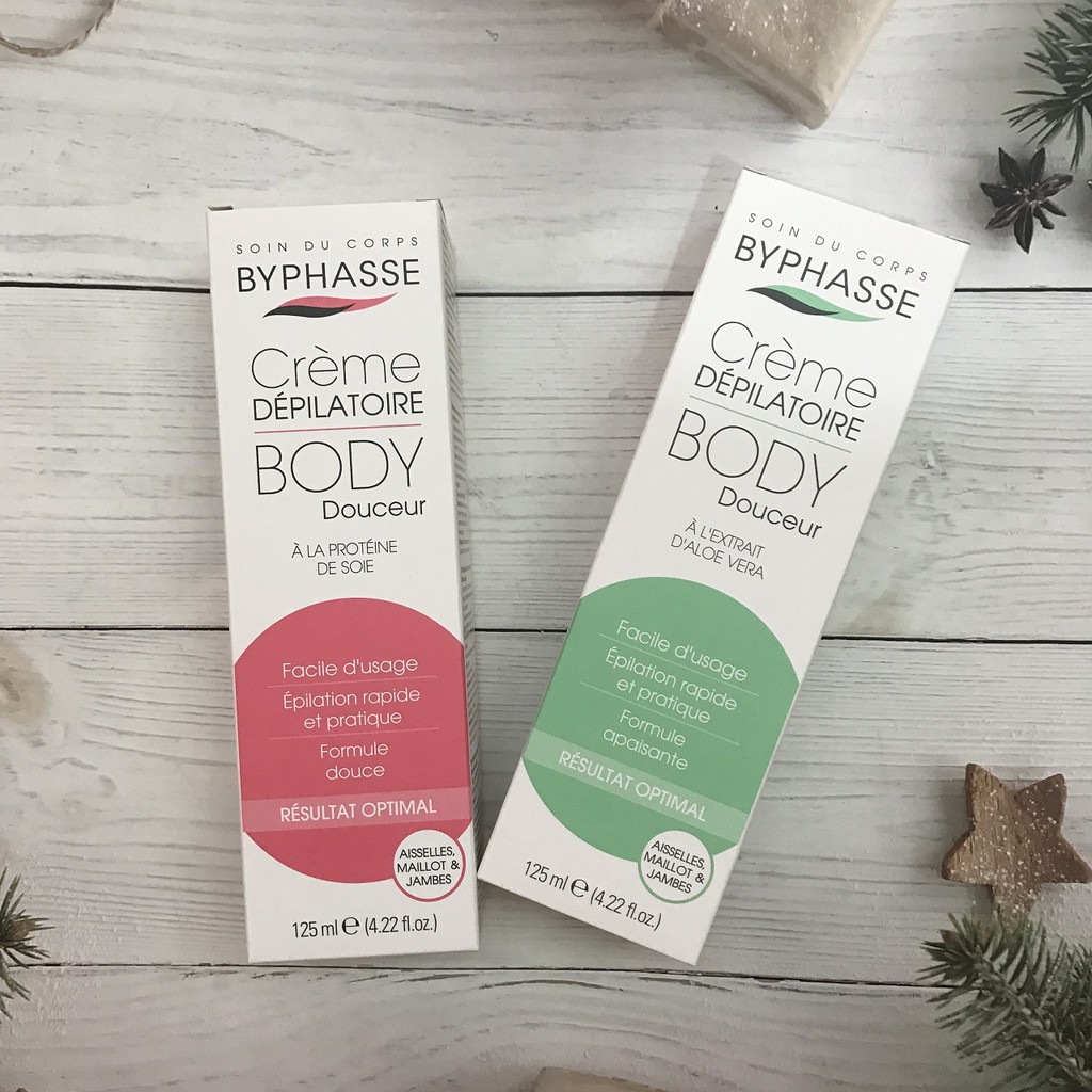 Kem Tẩy Lông Byphasse Hair Removal Cream Body Douceur 125ml