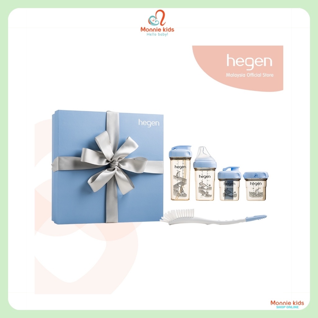 Bộ quà tặng Hegen PCTO Wonder Blue Collection, set quà tặng đồ sơ sinh - Monnie Kids