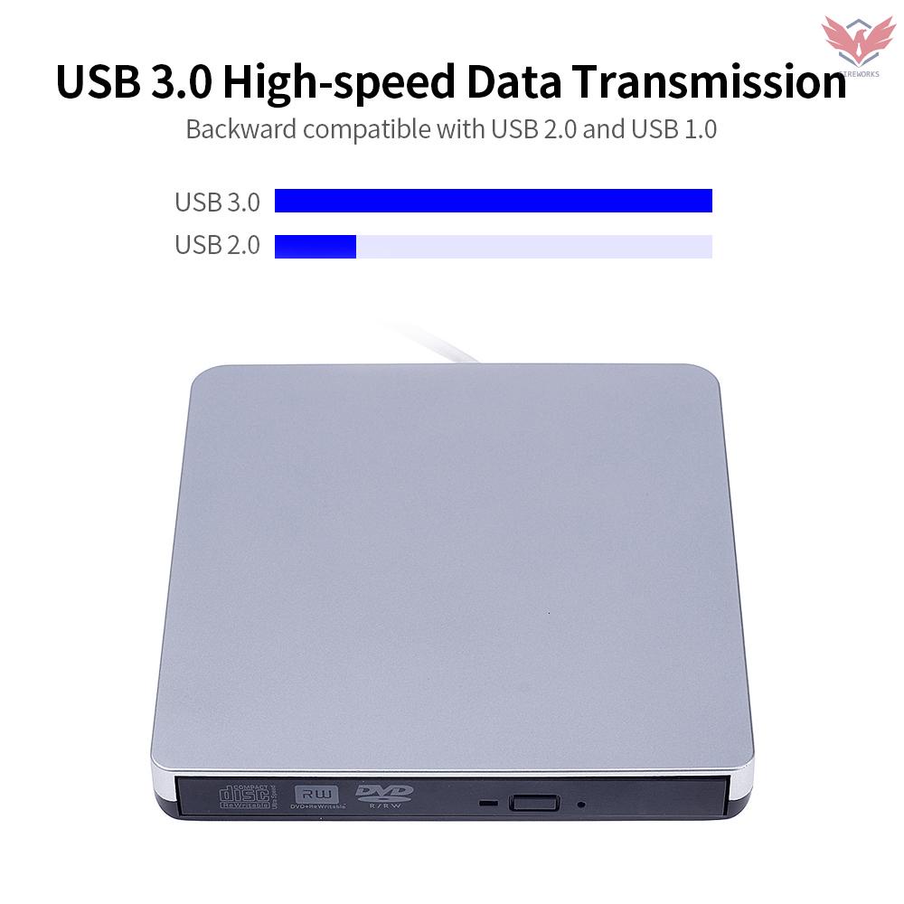 Ổ Đĩa Cd-Rw Dvd-Rw Usb 3.0 Siêu Mỏng Cho Windows / Mac Os | BigBuy360 - bigbuy360.vn