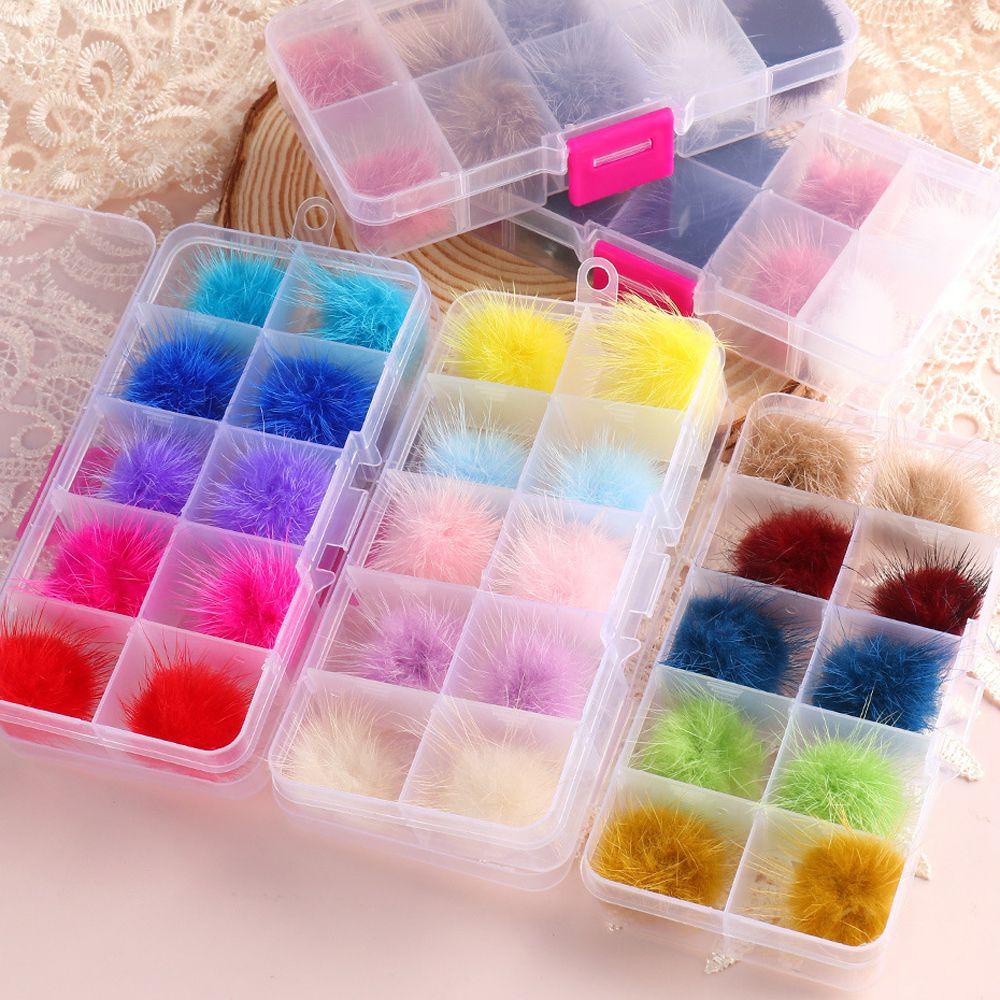 OCEANMAP Hộp Phụ Kiện Trang Trí Móng Tay Dễ Thương Cho Nữ