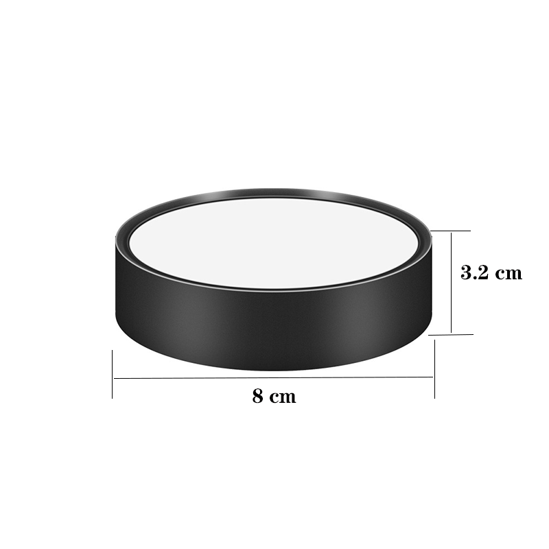 Đèn LED gắn trần 5W 3000-6500K 110-265V vỏ màu trắng/đen cho phòng khách/nhà bếp