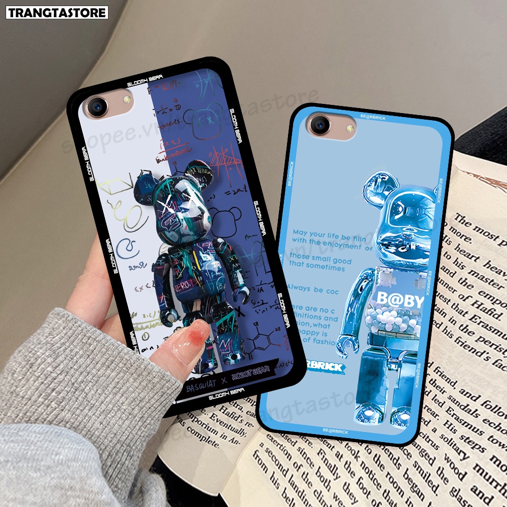Ốp Oppo A83 in hình gấu Bearbrick,Mountain,xanh,đen,đỏ giá rẻ