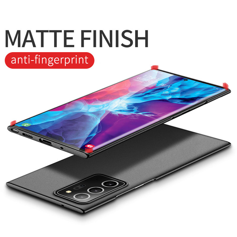 Ốp điện thoại PC cứng siêu mỏng thiết kế đơn giản cho Samsung Galaxy Note 20 Ultra 5G