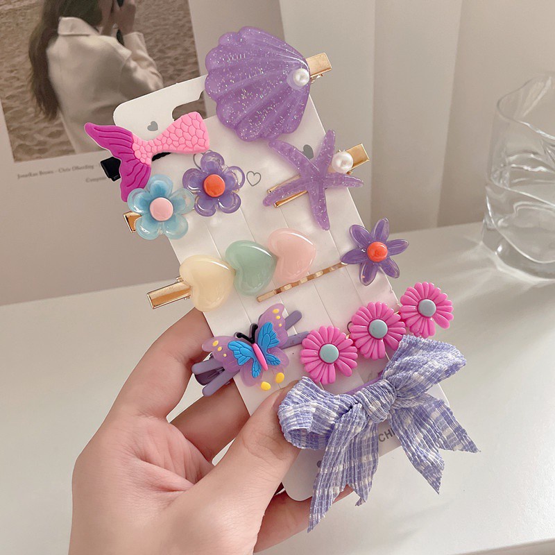 Mới Kẹp Tóc Thời Trang Mùa Hè Cho Bé Gái