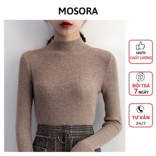 Áo Len Tăm Cổ 3 Phân,Áo len nữ cổ 3 phân chất mềm mịn cực xinh